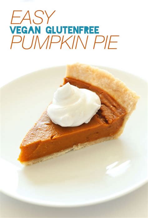 Vegan Gluten Free Pumpkin Pie Minimalist Baker Recipes