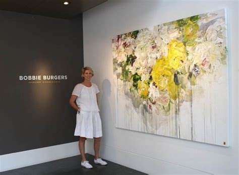 Expressions Abstract Floral Painter Bobbie Burgers Planting The Seeds