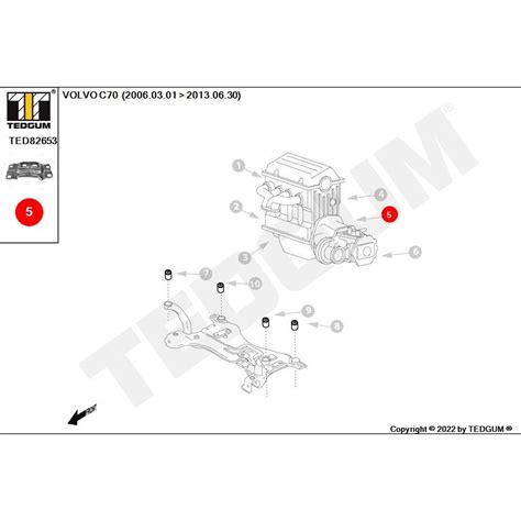 Suport Motor Spate Pentru Ford Volvo Tedgum Gri Emag Ro