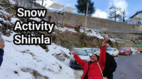 Snow Activity In Kufri Kufri Adventure Park Kufri Shimla Youtube