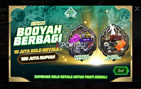 Event Booyah Berbagi Free Fire FF Bantu Panti Sosial Bersama