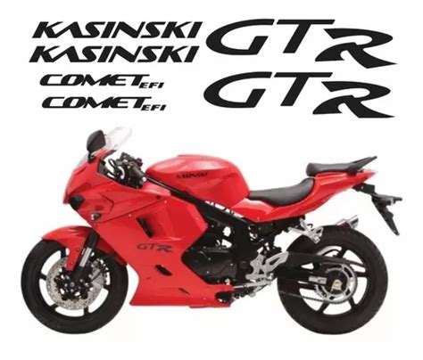 Kit Adesivos Kasinski Comet Gtr Em Preto