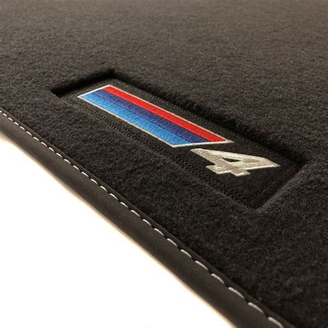 Esteiras Do Assoalho Do Carro Velour Logo Para Bmw Serie G Gran