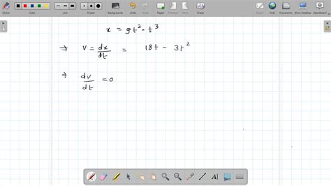 The Position X Of A Particle With Respect To Time T Along X Axis Is