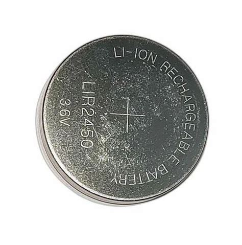 LIR2450 3 6V Rechargeable Lithium Coin Cell Button Type At Rs 10 Piece