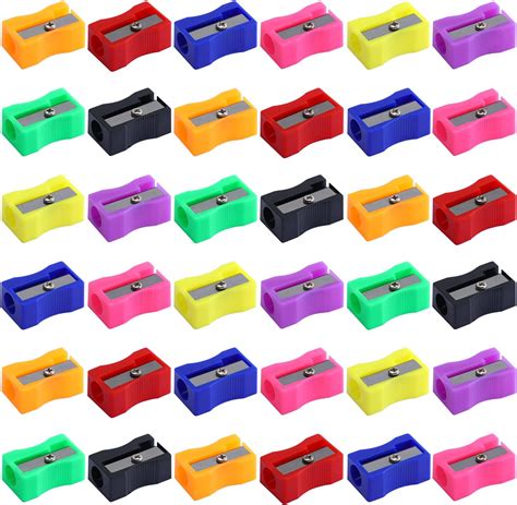 150 Pack Pencil Sharpeners In Bulk Colorful Pocket Sized