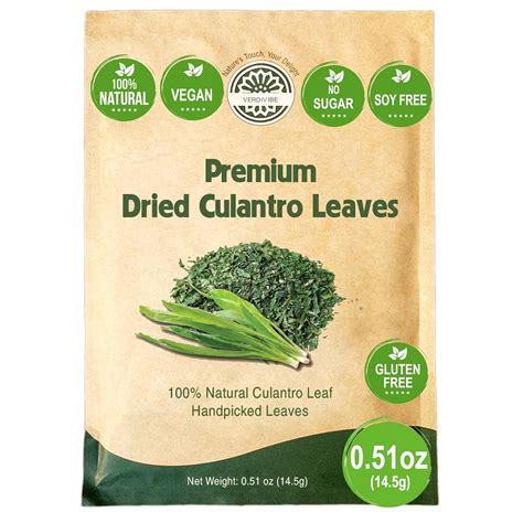 Premium Dried Culantro Leaves 051 Oz 145g Pack For