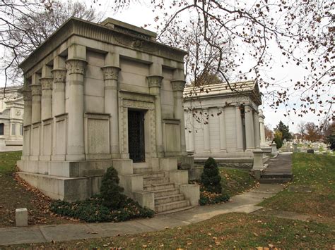 Egyptian Revival Mausoleum Laurel Hill Cemetery Philadelphia Pa