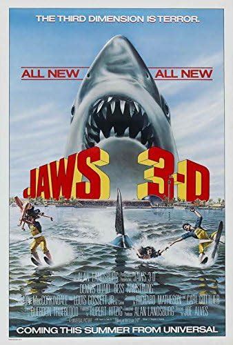 Jaws 3d Movie Poster