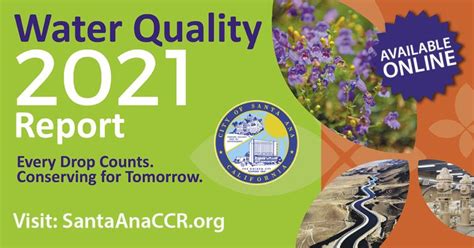 Santa Ana Releases 2021 Water Quality Report City Of Santa Ana