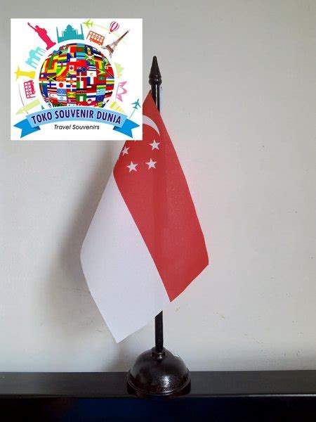 Jual Bendera Meja Negara Singapura Buat Acara Asean Koleksi Traveling