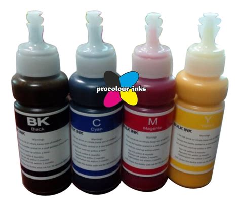 4 X 100 Ml Tinta Sublimacion Epson Series Con Proteccion Uv Mercado Libre