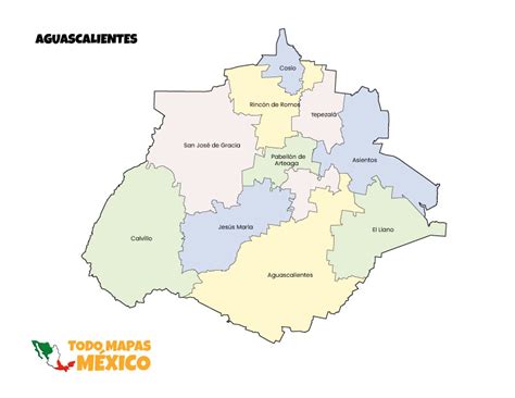 Mapas De Aguascalientes Todo Mapas México