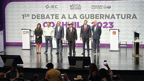 Elecciones Coahuila Candidatos Participan En Primer Debate Del