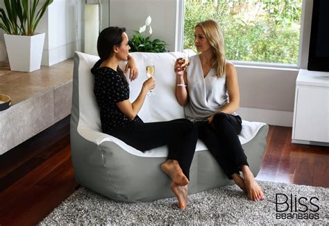 Two Seater Lounge Bean Bag Bliss Bean Bags Australia