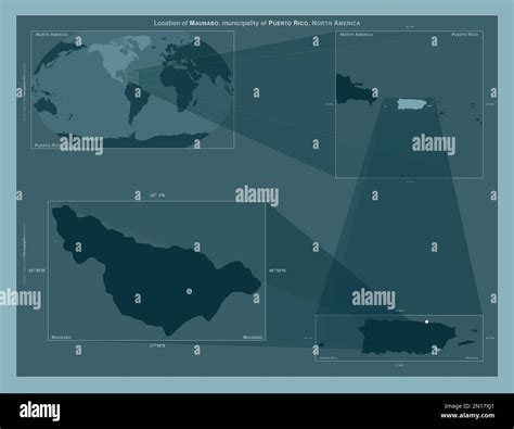 Maunabo Municipality Of Puerto Rico Diagram Showing The Location Of
