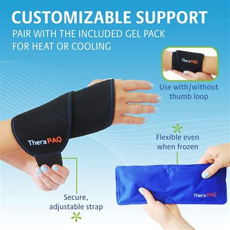 Reviews For Therapaq Wrist Ice Pack Wrap Hand Support Brace W Reusable