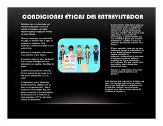 Entrevistador Vs Entrevistado Ppt Descarga Gratuita