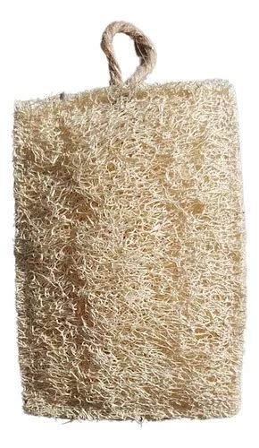 Esponja Vegetal De Luffa Rectangular Cultivo Nacional Cuotas Sin Inter S