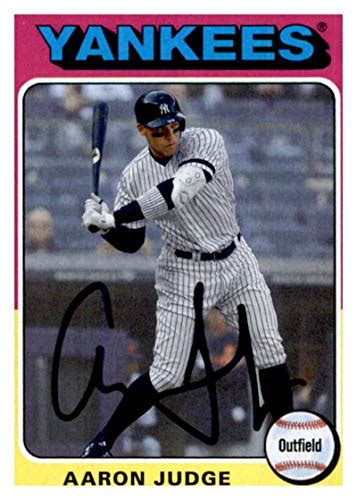 Best Aaron Judge Signed Baseball Card