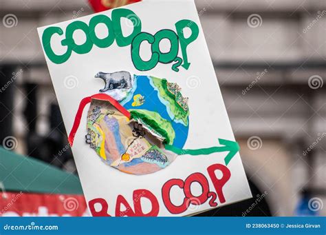 Bom Polícia Mau Tropa De Combate à Mudança Climática Imagem Editorial