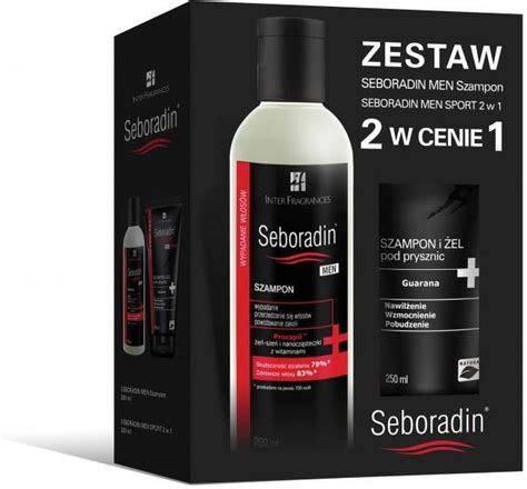 Dermokosmetyk Seboradin Men Szampon Przeciw Wypadaniu Włosów 200 ml