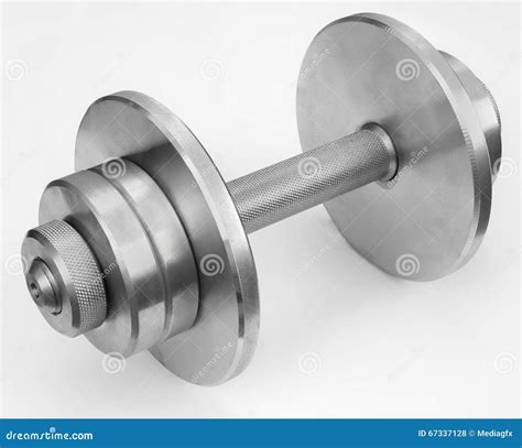Heavy Steel Dumbbell Royalty-Free Stock Image | CartoonDealer.com #67337128