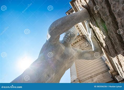 MR ARBITRIUM Sculpture Near Lviv National Opera As A Symbol Of