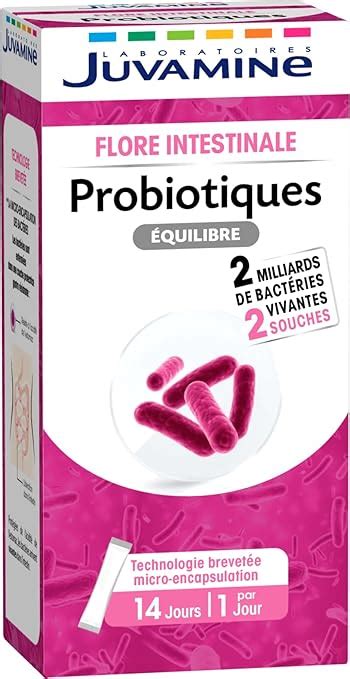 Juvamine Probiotiques Equilibre Souches Flore Intestinale