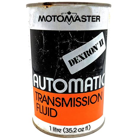 Motomaster Dexron II Transmission Fluid Can Parry S Vintage