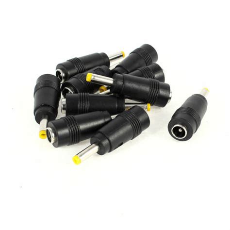 10 Pcs DC Power 4 0mmx1 7mm Stecker Auf 5 5x2 1mm Buchse Jack Adapter