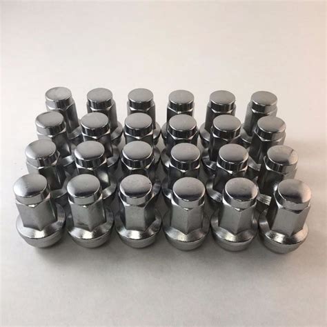 Set 24 14mm X 2 0 Ford F150 Expedition Chrome Replacement Lug Nuts 13