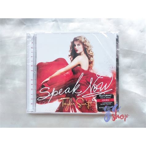 พร้อมส่ง Taylor Swift Speak Now Deluxe Edition Cd Version Us