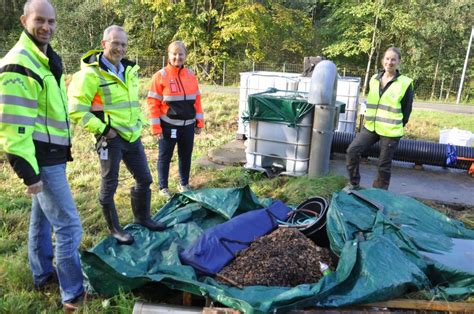 Tester Ny Metode For Rensing Av Tunnelvaskevann Anleggsmaskinen