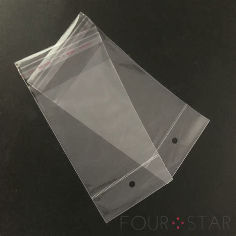 Saco Adesivado Solapa Four Star Saquinho Transparente Furo Four Star