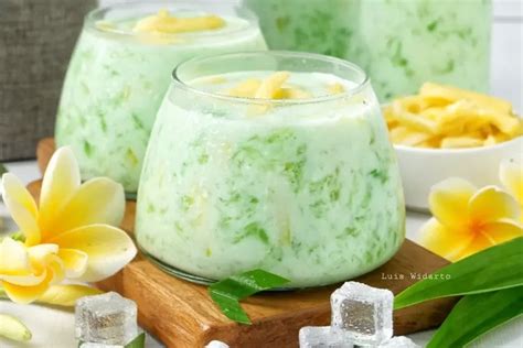 Segernya Kebangetan Inilah Resep Es Lumut Pandan Nutrijel Nikmat Dan