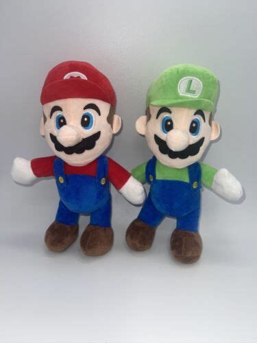 super mario bros plush Mario And Luigi 10" Set Of 2 Pair Gift Toy ...