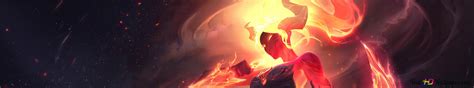 Infernal 'Akali' Splash Art - League of Legends (LOL) 8K wallpaper download