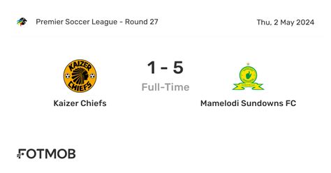 Kaizer Chiefs Vs Mamelodi Sundowns Fc Live Score Predicted Lineups