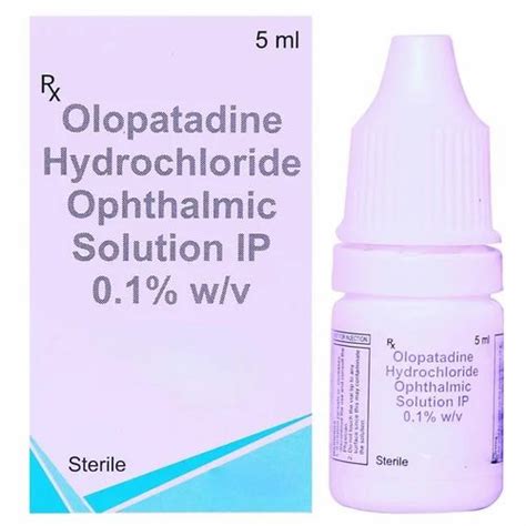 Olopatadine Hydrochloride Eye Drops At Best Price In Mumbai