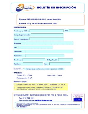 Fillable Online Cel Logistica C Digo Postal Fax Email Print Pdffiller