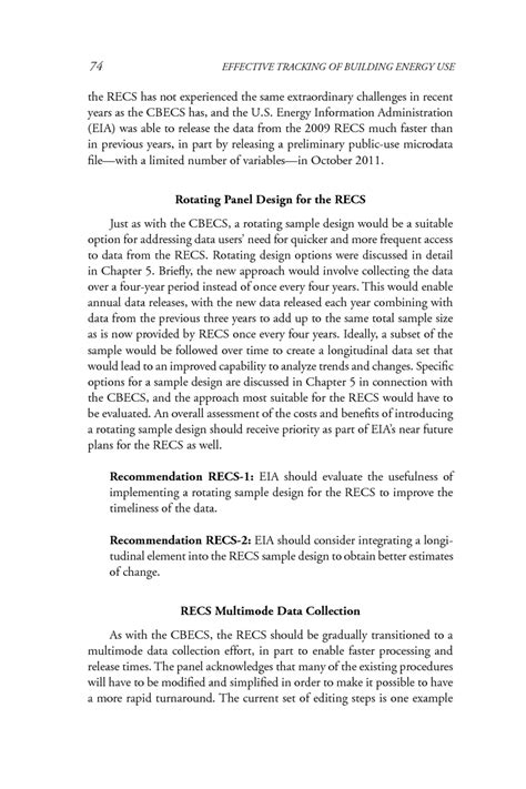 Redesigning The Residential Energy Consumption Survey Effective