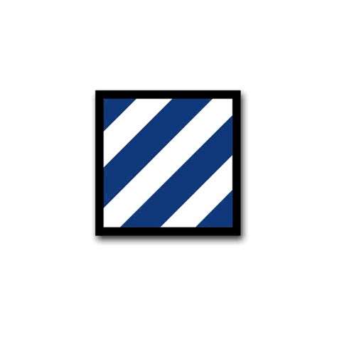 3rd Infantry Patch Vinyl Transfer Decal 3rd Infantry Division