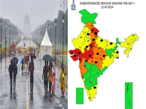 Imd Monsoon Rainfall Forecast Red Alert Two Cyclonic And Western