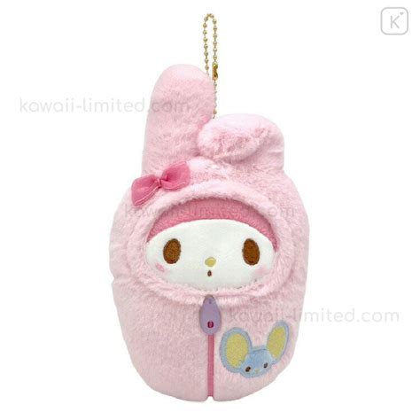 Japan Sanrio Ball Chain Mini Plush My Melody Sleeping Bag Kawaii Limited