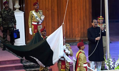 Flag Hoisting Ceremony In Capital Marks Pakistans Independence Day Pakistan Dawncom