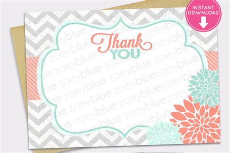 30 Blank Thank You Card Templates Free Word Designs