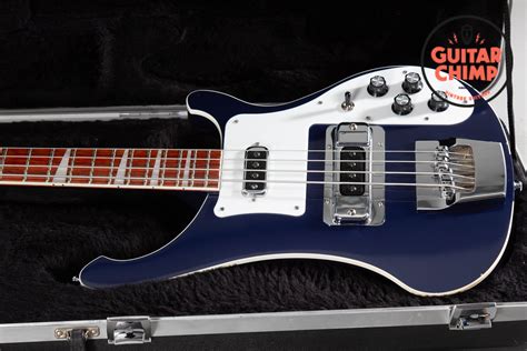 2010 Rickenbacker 4003 Bass Guitar Midnight Blue Guitar Chimp