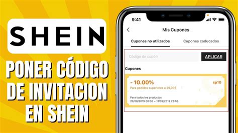 Cómo PONER Código De Invitación En SHEIN Donde Poner Código En SHEIN