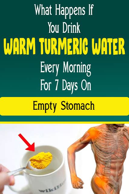 What Happens If You Drink Warm Turmeric Water Every Morning For Days